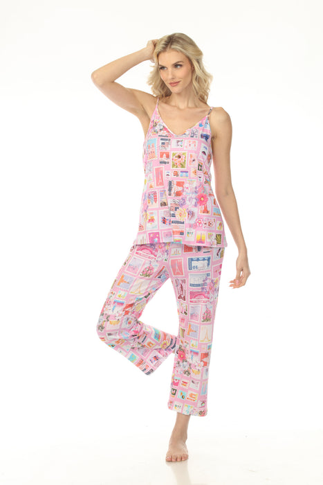 Johnny Was Sekai The Brigette Cami Pajama Set 009