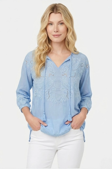 Johnny Was Cachemire Zadonia Tunic Top C22424-6