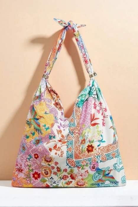 Johnny Was Paula Floral Ring Beach Bag CSW4625-M