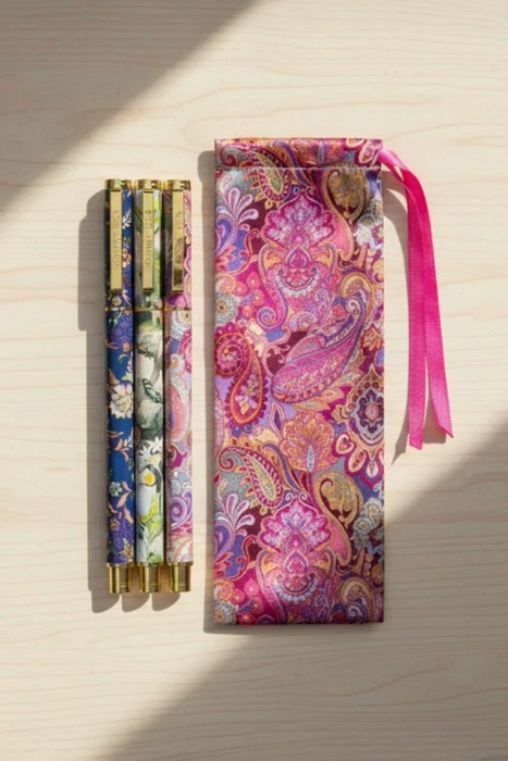 Johnny Was Sandalwood Pink Pen Set H47124-O