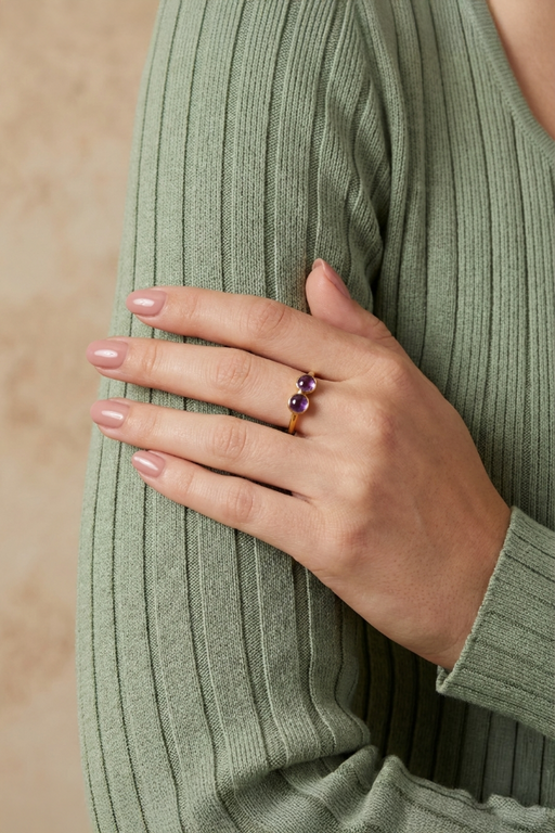 Johnny Was Purple Pippa Small Narmila Ring CJ46223