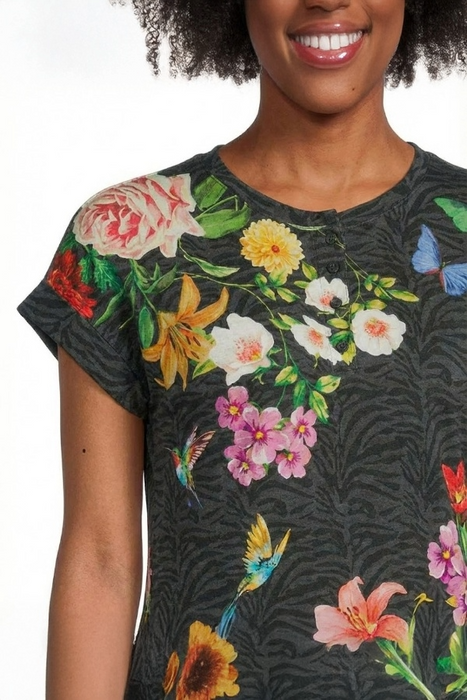 Johnny Was Blooming Breeze Relaxed Tee T13022-1D