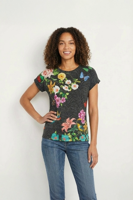 Johnny Was Blooming Breeze Relaxed Tee T13022-1D