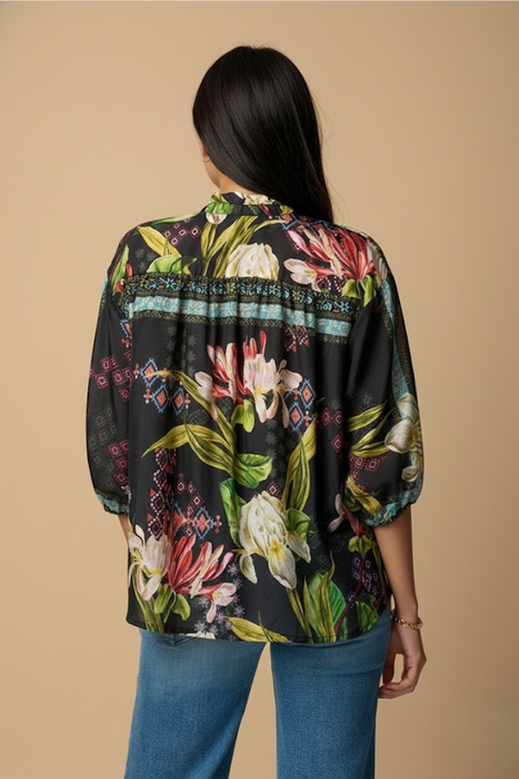 Johnny Was JWLA Iris Whisper Elda Button Down Shirt C18424-8