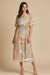Johnny Was JWLA Cortto Print Damaris Midi Dress C38125B3