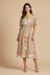 Johnny Was JWLA Cortto Print Damaris Midi Dress C38125B3