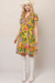 Johnny Was Workshop Women's Floral Prairie Mini Dress W36324 Boho Chic