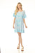 Johnny Was Barbine Stripe Yohana Raglan Tiered Dress Slip W33225-2