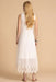 Johnny Was Natural Nydia Applique Tank Dress Slip C30525-4