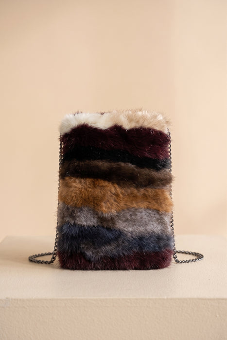 Belle Fare Mink Cellphone Pouch Bag FMCELL1