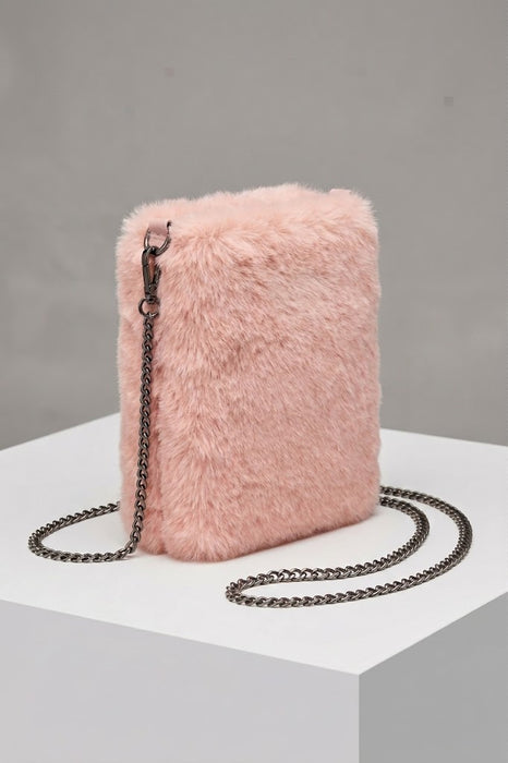 Belle Fare Mink Fur Cellphone Pouch Bag FMCELL4