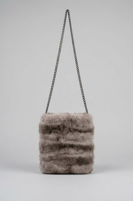 Belle Fare Mink Fur Cellphone Pouch Bag FMCELL5