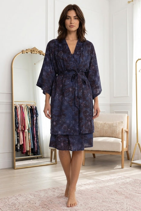 Johnny Was Bejewel Sleeping Robe MS0723-B