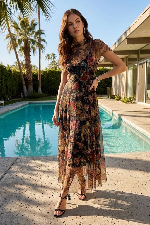 Johnny Was Lowri Kaimarie Mesh Dress Slip C34425-9