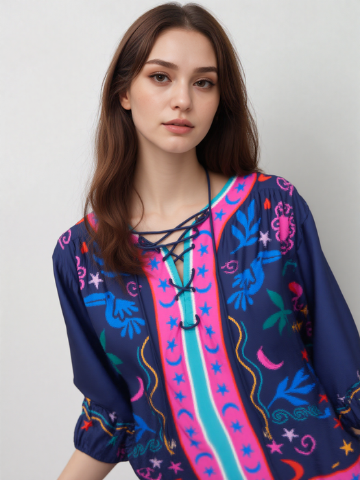 Johnny Was Jade Selena Mini Dress L30725-4