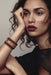 Celeste Studio Magnetic Wrap Around Bracelet C22579-RUBY RED
