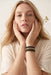 Celeste Studio Magnetic Wrap Around Bracelet C22579-JET BLACK