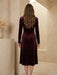 Johnny Was Corinthe Velour Mock Neck Dress J39825-9