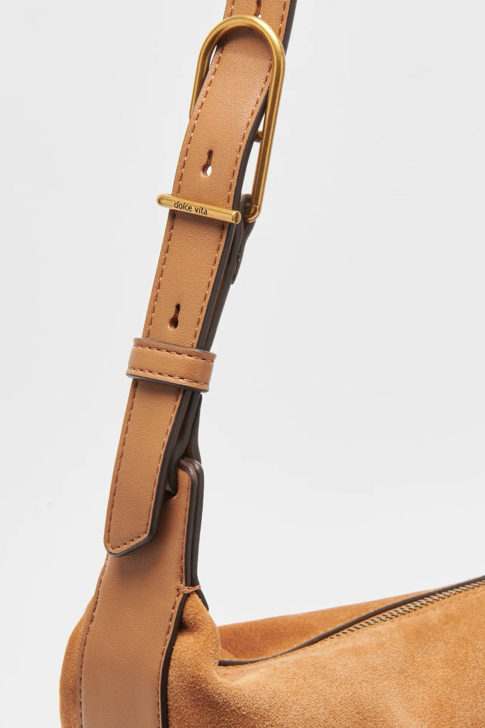 Dolce Vita Lucie Raffia Hobo Bag in Brown