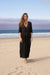 Johnny Was Black Frisell Eyelet Swimwear Maxi Coverup CSW9225-Y
