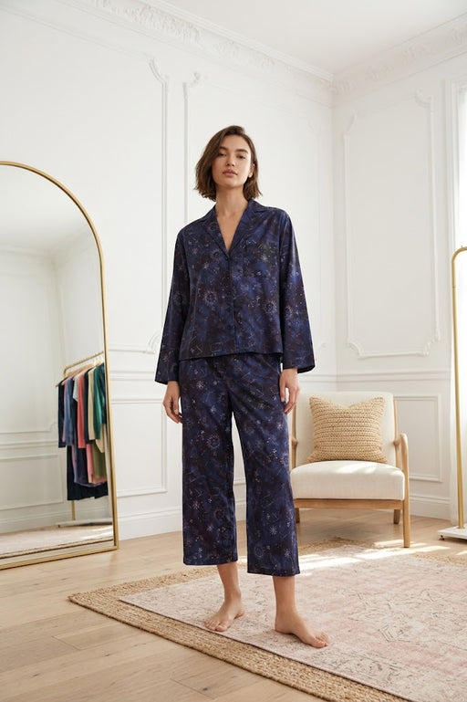 Johnny Was Bejewel Crop Pajama Set MS0623-B