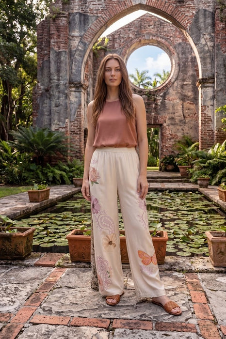 Johnny Was Jade Rosabelia Lyra Easy Pant L63525-6