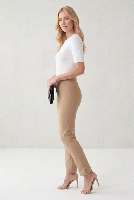 Joseph Ribkoff Tiger's Eye Pull On Tailored Slim Pants 144092S26