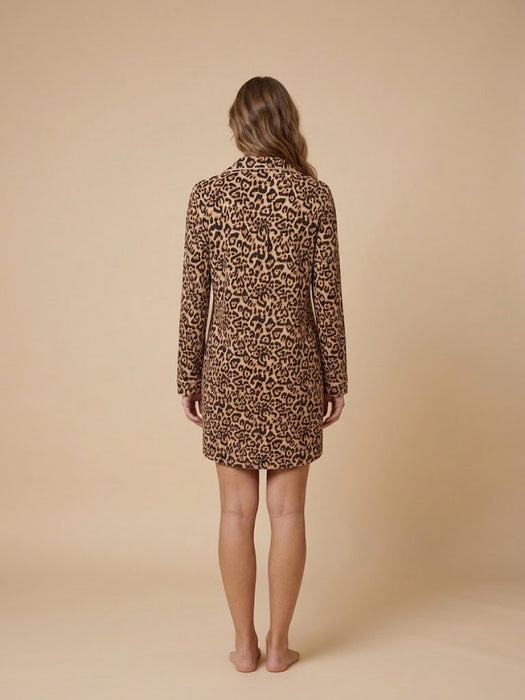 Johnny Was Leopard The Nena Long Sleeve Shirt MS8325