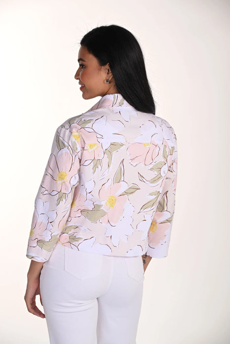Frank Lyman Blush Floral 3/4 Sleeves Jacket 266157
