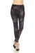 Frank Lyman Design Style 223434U Black/Multi Floral Reversible Skinny Jeans