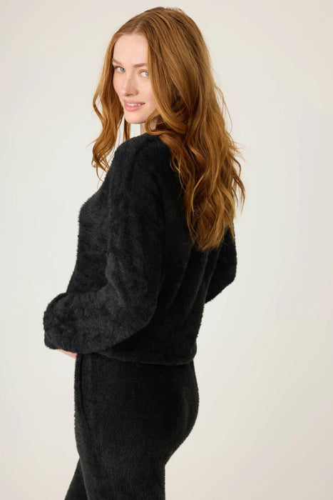 PJ Salvage Black Cozy & Chic Pajama Set RRCCST4