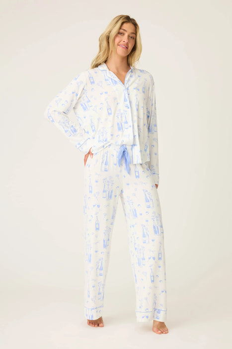 PJ Salvage Parisian Dream Whimsical Print Pajama Set RUPALS1/RUPAP1