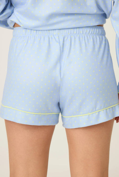 PJ Salvage Beautiful Life Polka Dot Pajama Shorts Set RUBLC/RUBLS2