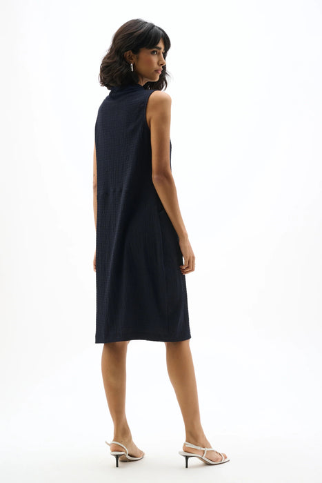 Joseph Ribkoff Midnight Blue Cowl Neck Cocoon Dress 262114