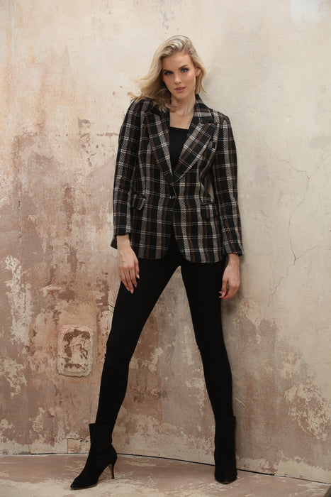 Insight New York Multi/Plaid Blazer Jacket BCJ2930C