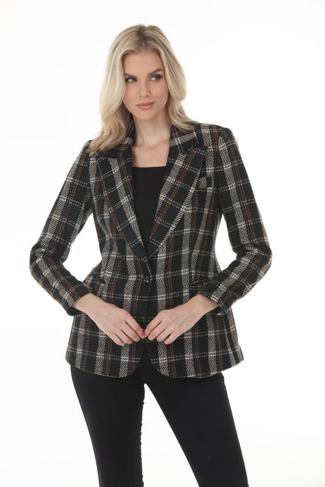 Insight New York Multi/Plaid Blazer Jacket BCJ2930C