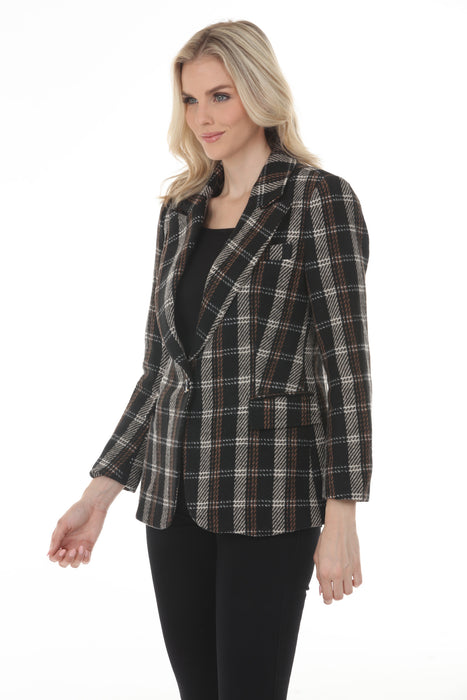 Insight New York Multi/Plaid Blazer Jacket BCJ2930C