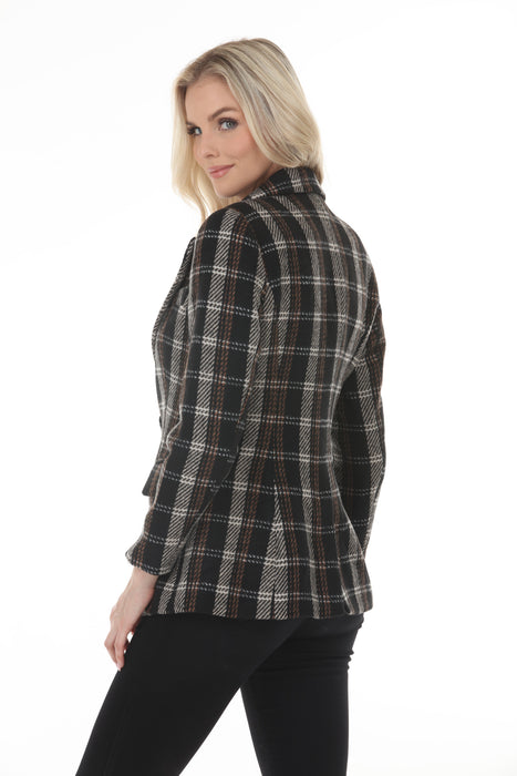 Insight New York Multi/Plaid Blazer Jacket BCJ2930C