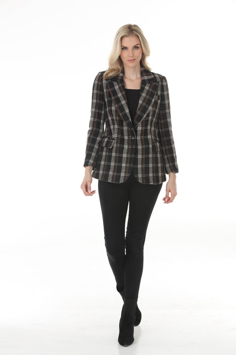 Insight New York Multi/Plaid Blazer Jacket BCJ2930C