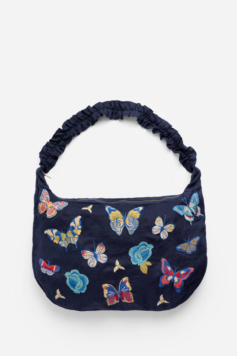 Johnny Was Ruched Strap Crossbody Bag J06826-3