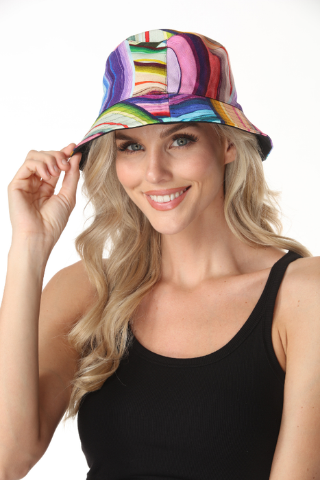 Johnny Was Abel Reversible Bucket Hat CSW7125-A