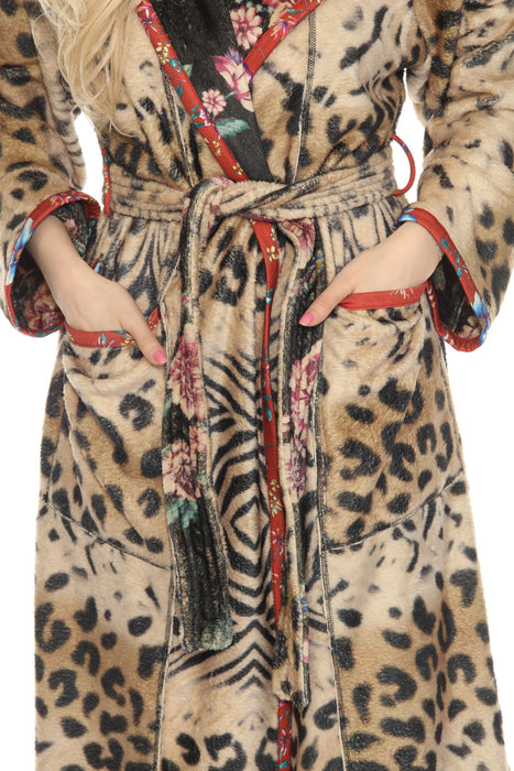 Johnny Was Aditi Hooded Reversible Robe RH23024-O