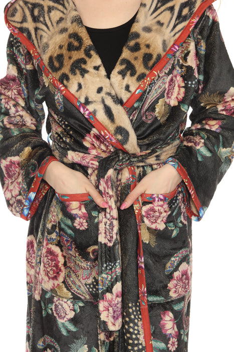 Johnny Was Aditi Hooded Reversible Robe RH23024-O