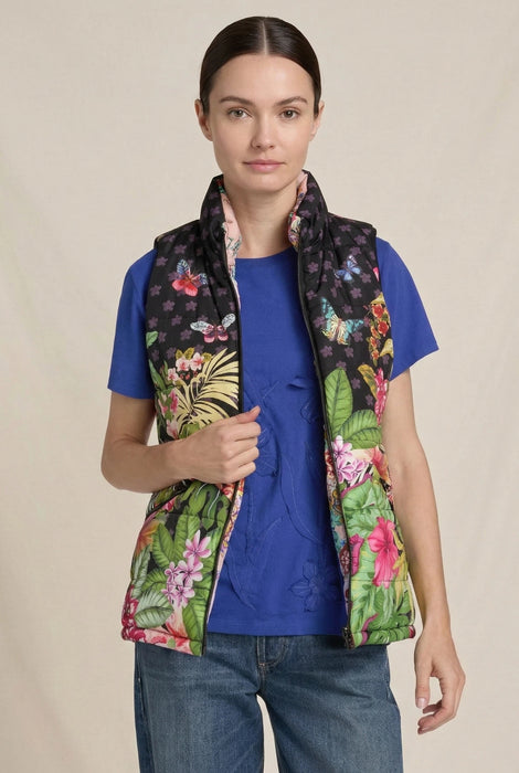 Johnny Was Amorina Reversible Puffer Vest R45525-6