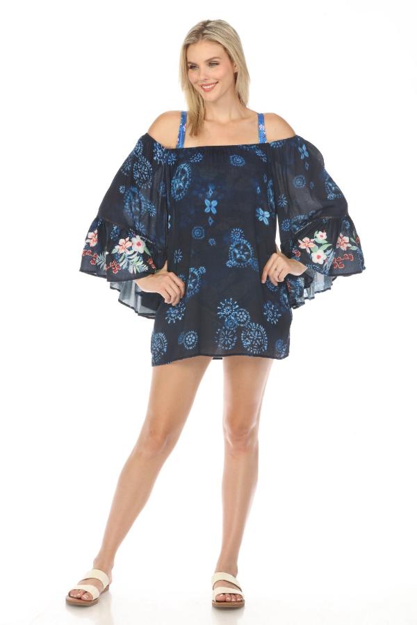 Johnny Was - Yao Short Sleeve Cover Up main image 1