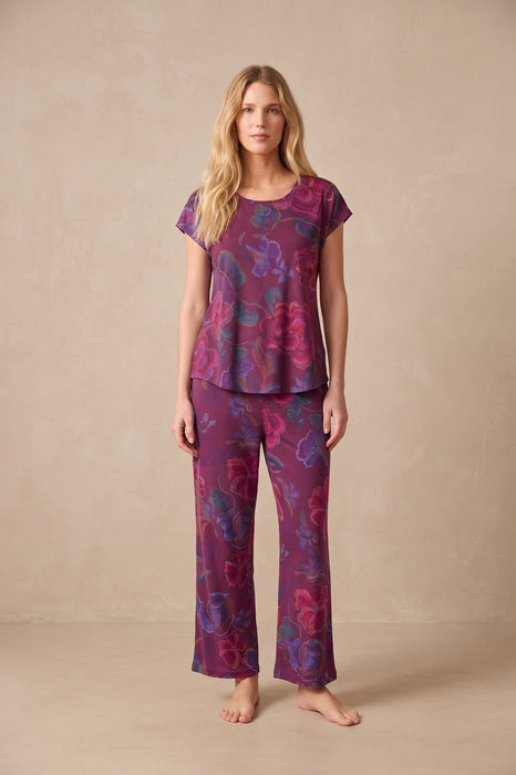 Johnny Was Aphaia The Bobbie Crop Pajama Set MS8825-P