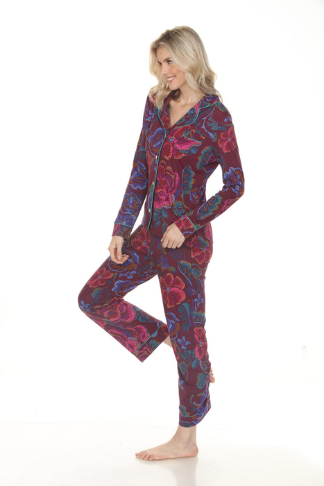 Johnny Was Aphaia The Carly Long Pajama Set MS8225-P
