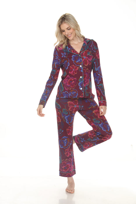 Johnny Was Aphaia The Carly Long Pajama Set MS8225-P