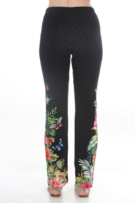 Johnny Was Ash Bird Printed Straight Legging T65025-6