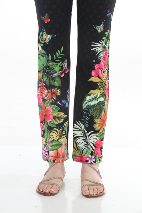 Johnny Was Ash Bird Printed Straight Legging T65025-6